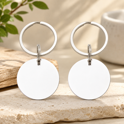 Personalized Double-Sided Message Keychain