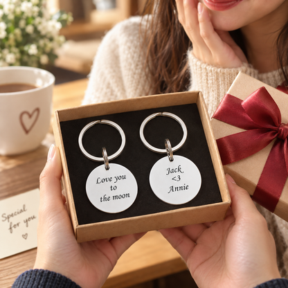 Personalized Double-Sided Message Keychain